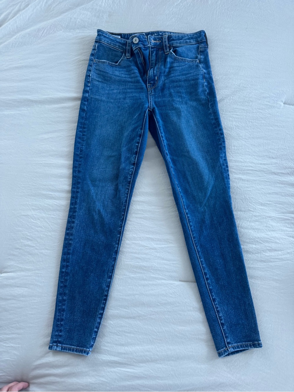 American Eagle High Rise Skinny Short Women’s Blue Jeans
